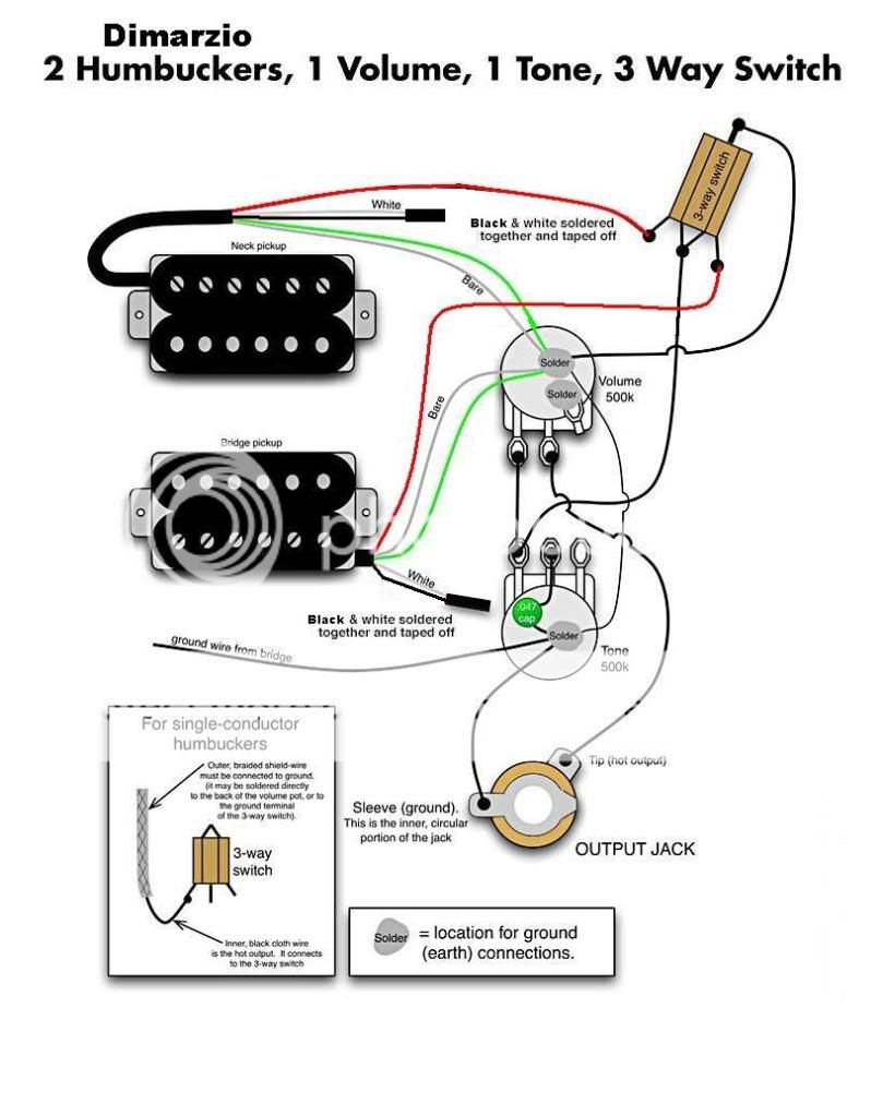 Dimarzio Single Coil Wiring Diagram - Wiring Diagram